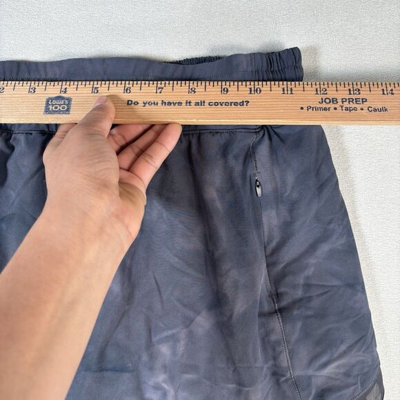 Lululemon Hotty Hot High-Rise Skort Diamond Dye Pitch Graphite Grey Sz 4 Tennis - Picture 6 of 7